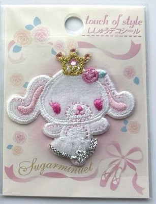 Sugarminuet Arabesque Embroidered Deco Sticker 2'' Removable Minoda Ballet Sanrio