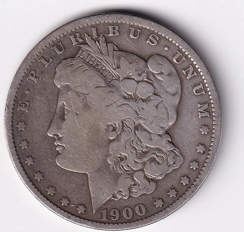 1900 O Morgan Silver Dollar 1$ Coin 90% Silver n.157