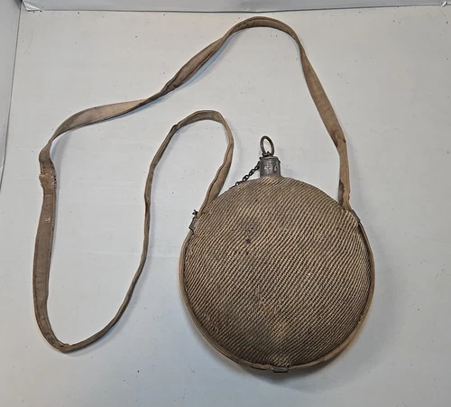 Civil War Model 1858 Smooth Side Canteen w/Cover & Strap
