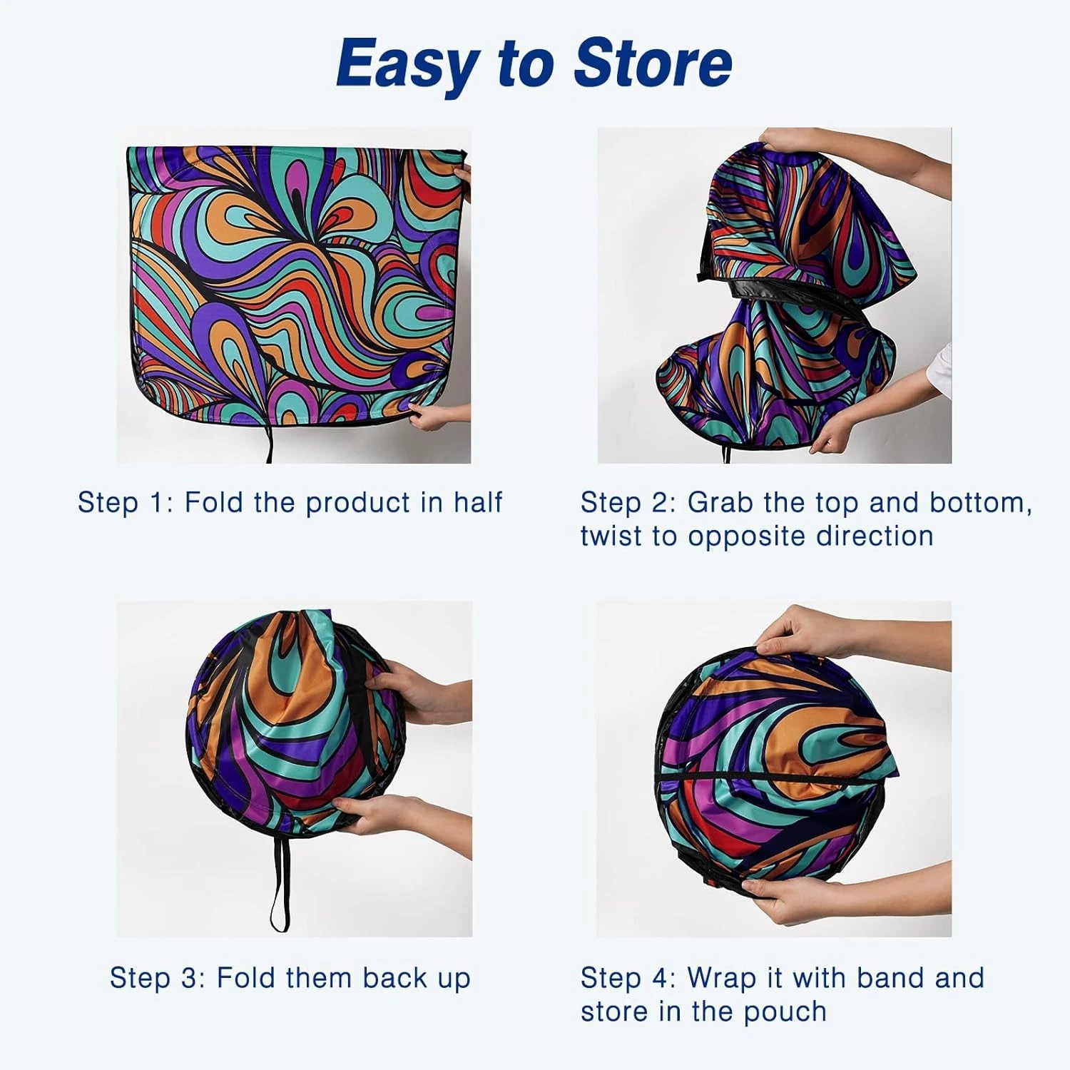 Windshield Sun Shade - Car Windshield, Reflector Black(55x31.5)