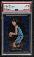 2022-23 Panini Select Premier Level Blue Prizm Chet Holmgren PSA 10 GEM MT 0th5