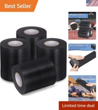 2 Pcs Wrestling Mat Tape 3 or 4 Inch Heavy Duty 7 Mil PVC Carpet Tape for Wre...