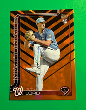 BRAD LORD RC Halloween Foil 2025 Topps Update US39 Washington Nationals