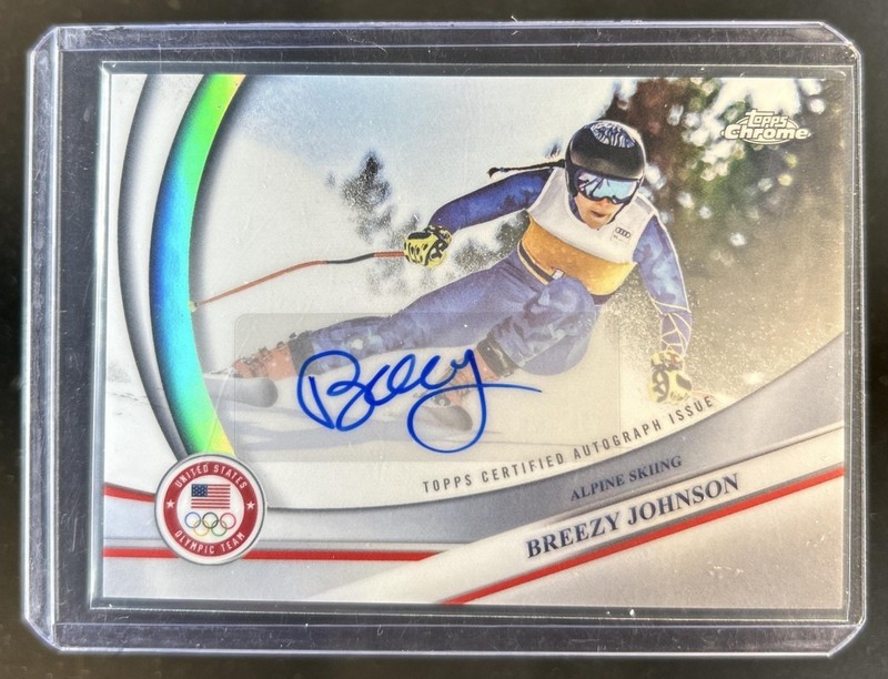 2026 Topps Chrome US Winter Olympics Breezy Johnson Auto Autograph #BCA-BJO