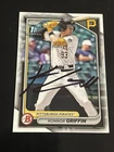 Konnor Griffin 2024 Bowman Draft Signed Auto IP 1st RC Card #BD-22 Pirates