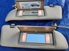86-91 Mercedes Benz W126 Right Left Sun Visors Beige 560sec 560sel 420sel 86-91 Mercedes Benz W126 Right Left Sun Visors Beige 560sec 560sel 420sel
