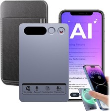 AI Voice Recorder with App Control - Transcribe & Summarize Lectures, Meetings,