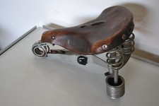 Alter Lepper Primus Holland Fahrrad Sattel Echt Leder Qualität 