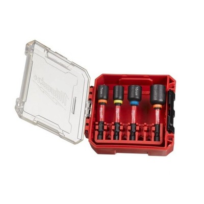 Milwaukee 4-teiliges Shockwave Impact Duty magnetisches Mutterndreher-Set - 4932492445