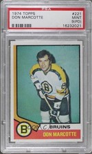 1974-75 Topps Don Marcotte #221 PSA 9 MINT (PD) 2p4