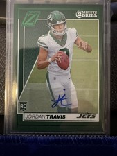 2024 Panini Zenith Jordan Travis ROOKIE AUTO 2 Minute Drill Green New York Jets 