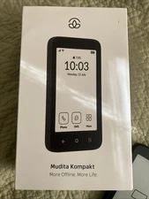 Mudita Kompakt E-Ink Smartphone Black Minimalist Phone Unlocked