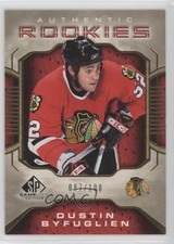 2006 SP Game Used Edition Authentic Rookies Gold /100 Dustin Byfuglien #110 4ry