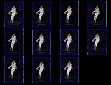 11x) 2023-24 Panini Select #87 Concourse BLUE ROOKIE LOT ~ Victor Wembanyama