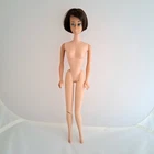 Vintage 1960s Mattel Brunette American Girl Nude Barbie Doll (Damaged Leg)
