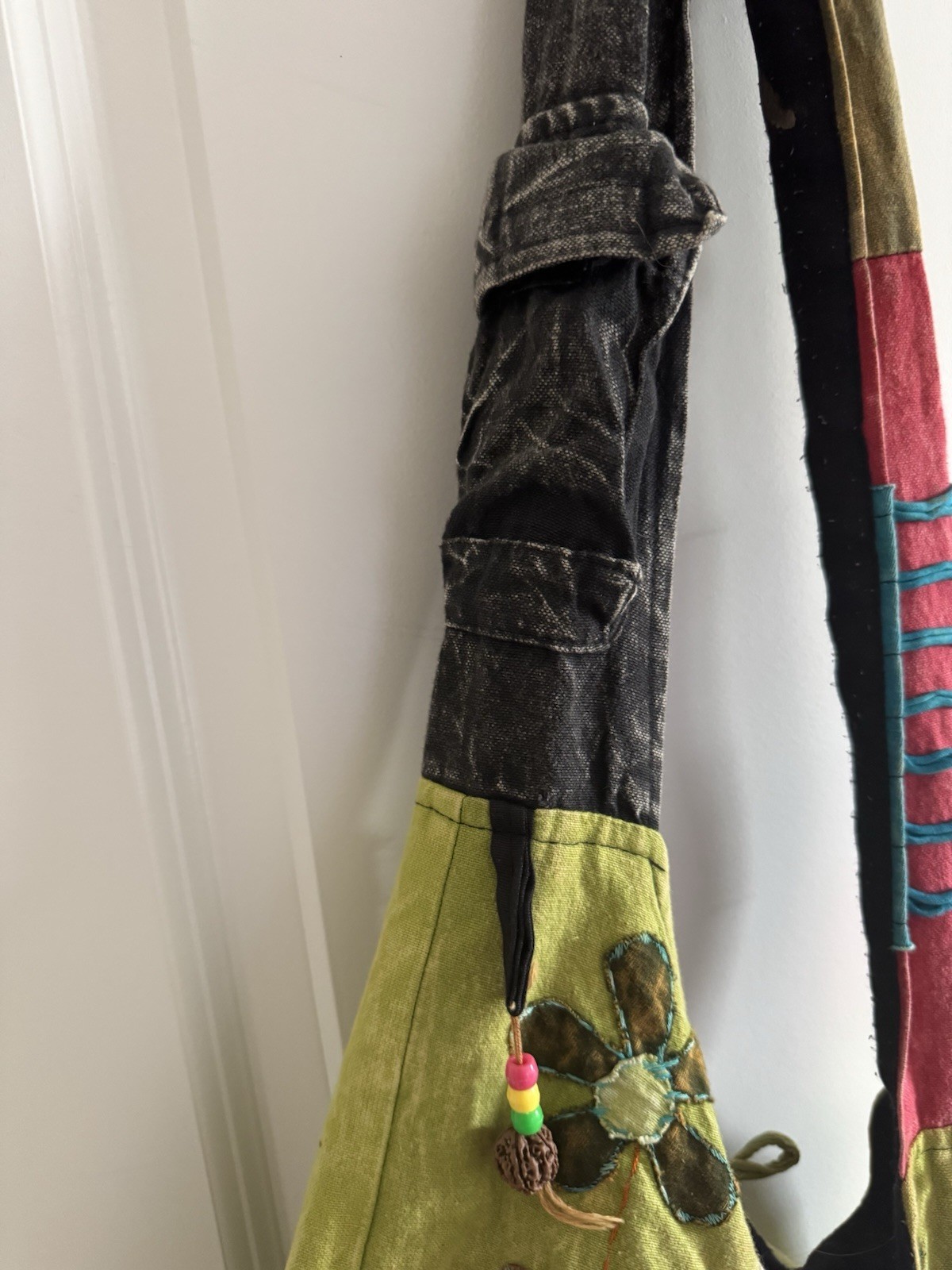 Rising International Boho Patchwork Shoulder Tote… - image 3