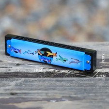 Wind Instrument Metal Painted Harmonica 16 Holes Montessori 16 Holes Harmonica C