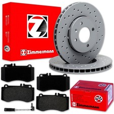 Zimmermann BREMSSCHEIBEN 344mm + BEL&Auml;GE VORNE f&uuml;r MERCEDES CLS C218 X218 W218