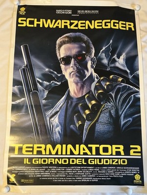コレクション Terminator 2 Original Movie Poster 1991 Terminator 2 Rare Italian Movie Poster 1991 Judgement Day Renato