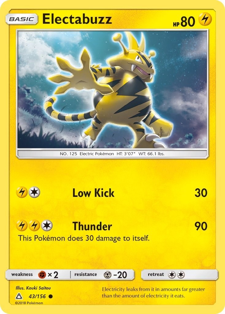 Electabuzz - 43/156 - LP - SM - Ultra Prism