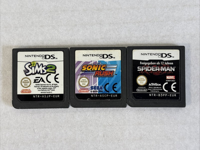 Sonic Rush Spiderman Die Sims 2 Videospiele für Nintendo DS DSi Lite