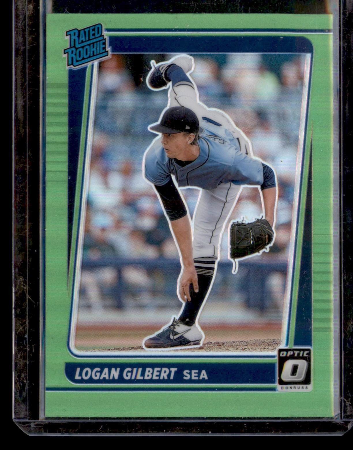 2021 Donruss Optic #141 Logan Gilbert Lime Green