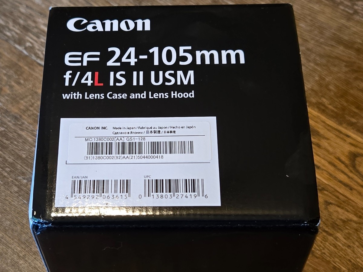 Canon EF 24-105mm f/4L IS USM【箱あり】 Canon EF 24-105mm f/4 II IS L USM Lens for sale online | eBay