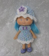 Made to fit STRAWBERRY SHORTCAKE 23 Handmade Clothes, Crochet Dress  Hat Set
