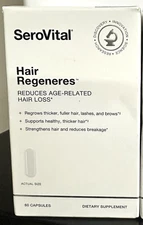 SeroVital Hair Regeneres Reduces Age-related Hair Loss 60 Capsules Exp 4/26