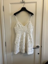 Desiree Texture Embroidery white dress byHouse Of CB