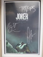 JOKER Signed Movie Poster 11x17 inches with COA - Authentic Memorabilia