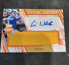 Eli white 2019  Panini Elite Extra Edition - Future Threads Signatures/99