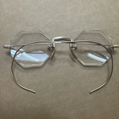 Vintage Glasses Spectacles Welflex Gold Complete W/ Orig. Hard Case Bechtold S D - Picture 7 of 18