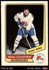 1976 O-Pee-Chee WHA #76 Real Cloutier Nordiques 5 - EX
