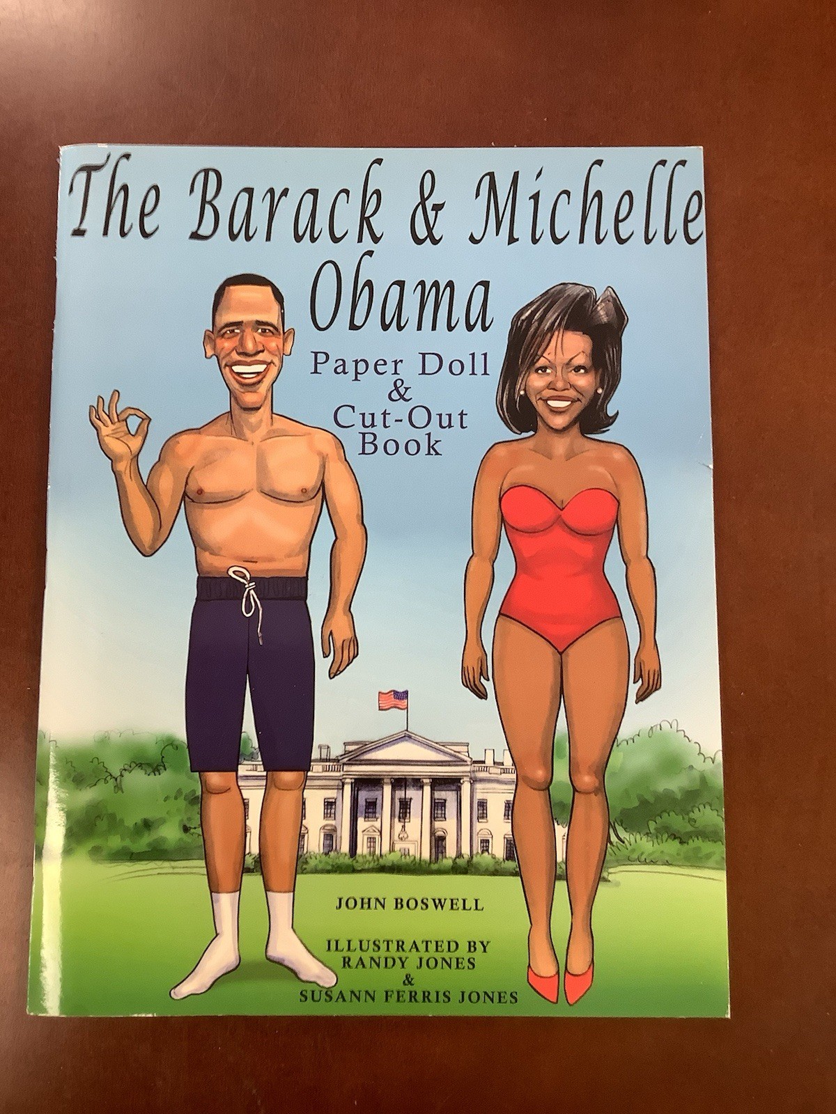 Obama Block Paper Barack and Michelle Obama Paper Doll and Cut-Out Book by John Boswell ...