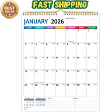 Wall Calendar 2026-2027   Calendar 2026-2027 Wall, 18-Month Calendar,