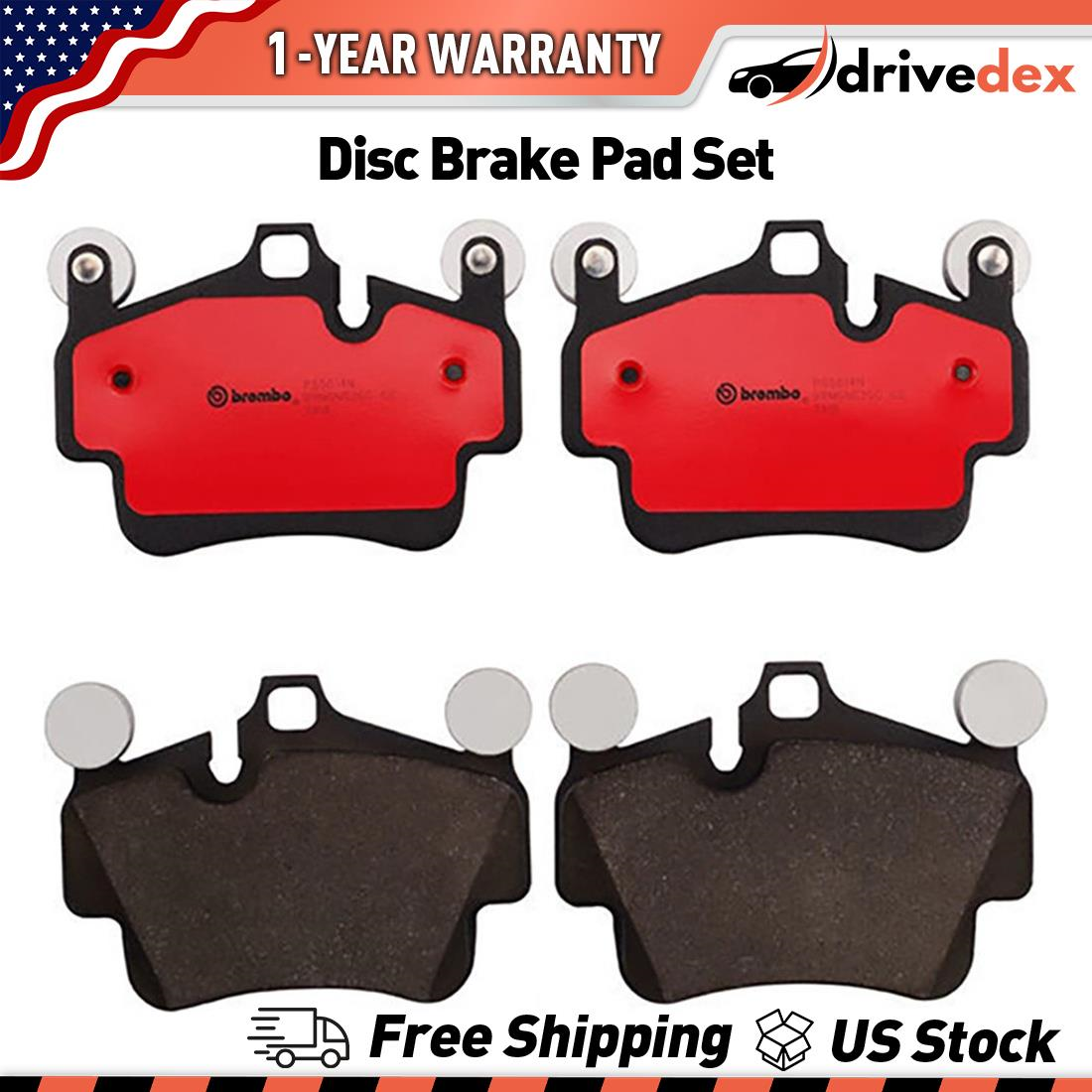 Brembo Rear Brake Pads For Porsche 911  3.8L 2006 2007 2008 2009 2010 2011 2012