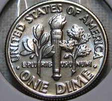 1990-D "FB/FT" FULL BAND/TORCH BU GEM ROOSEVELT DIME MUST SEE TO BELIEVE L@@K