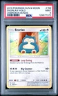 2019 POKEMON SUN & MOON UNBROKEN BONDS #158 SNORLAX-HOLO PSA 9