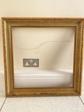 Picture Or Painting Frame Wooden Vintage Gold Finish H 63cm W63cm To Fit 51cm