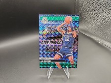 2024-25 Panini Mosaic - Give and Go Ja Morant #3 Green Mosaic Prizm