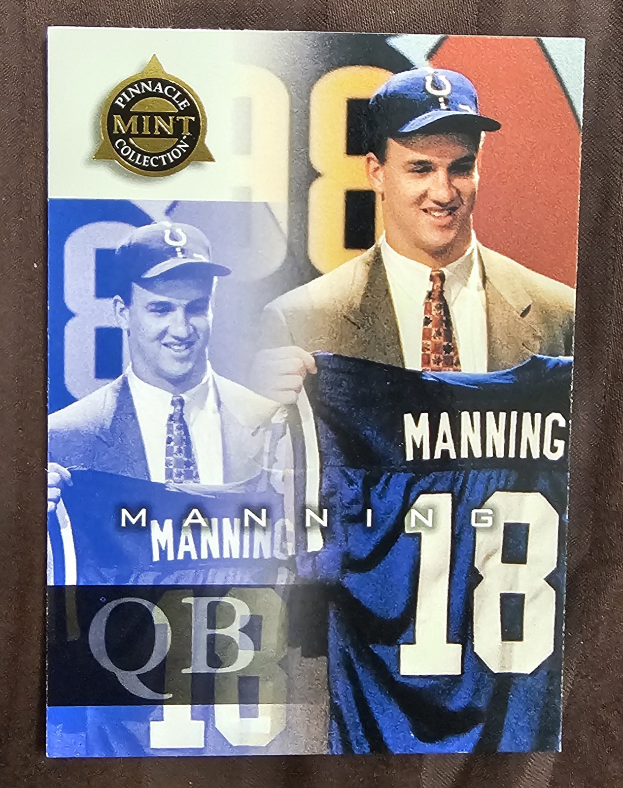🔥 Peyton Manning 1998 Pinnacle Mint #66 ROOKIE RC