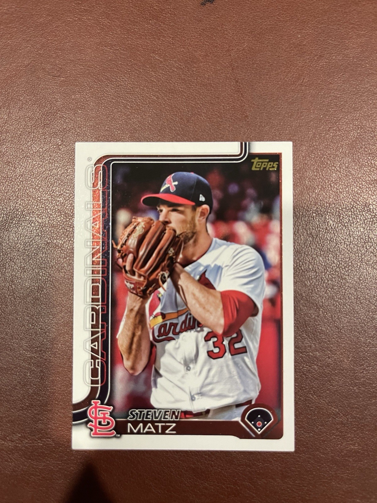 2025 Topps Update Series Steven Matz Golden Mirror Image Variation #US35