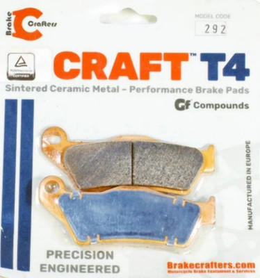 Ceramic Brake Pads by Craft T4 for Select BMW Models EBC Equiv FA363/FA363HH