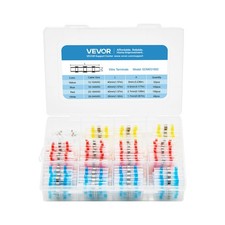 VEVOR 330PCS Heat Shrink Butt Connectors Waterproof Solder Seal Wire Connectors