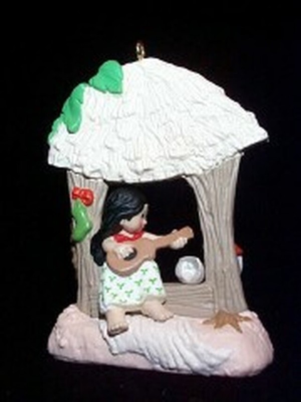 'Hawaiian' 'Windows of the World' Series NEW Hallmark 1987 Ornament