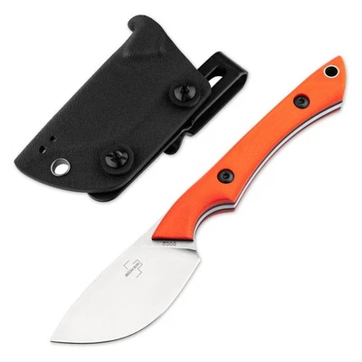 BÖKER PLUS MUK Orange Full Tang Jagdmesser 42a Skinner 14C28N G10 Kydex 02BP0023 - Bild 1 von 4