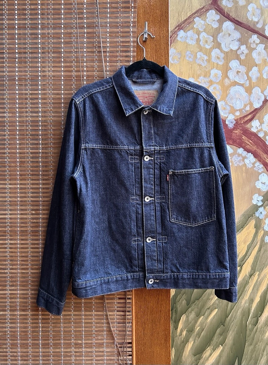 Vintage 00's Levi's 1st Type Pleated Front Denim Jacket 70501-04