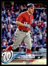 2018 Topps Ryan Zimmerman Washington Nationals #58