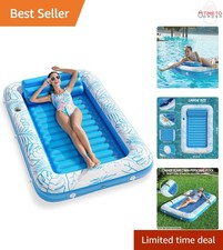 Inflatable Pool Float Vinyl Sun Tanning Bed Lounger Water Filled Adult Kids